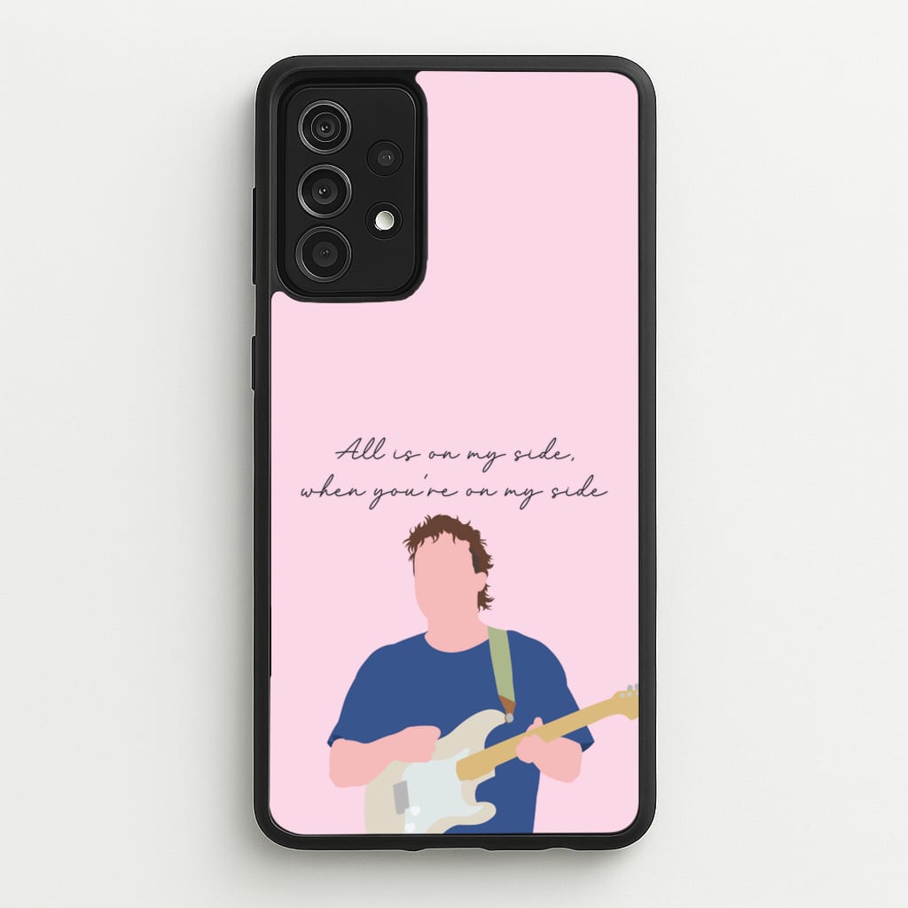 All Is On My Side Pink - Sam Fender Phone Case for Galaxy A52 / A52s