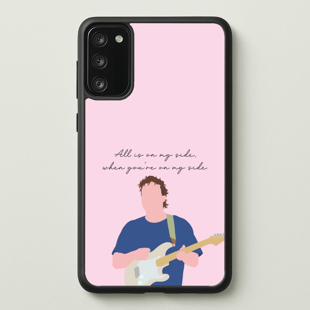 All Is On My Side Pink - Sam Fender Phone Case for Galaxy S20