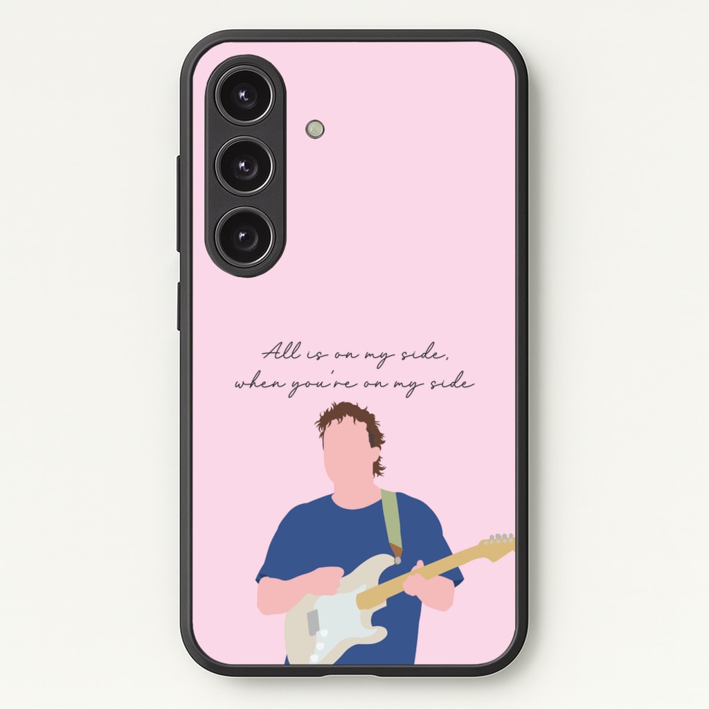 All Is On My Side Pink - Sam Fender Phone Case for Galaxy S24