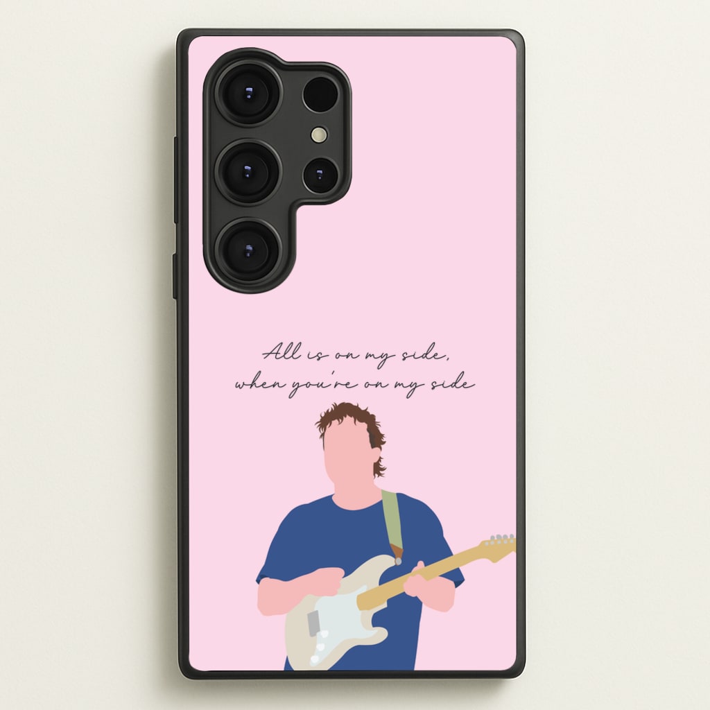 All Is On My Side Pink - Sam Fender Phone Case for Galaxy S25 Ultra