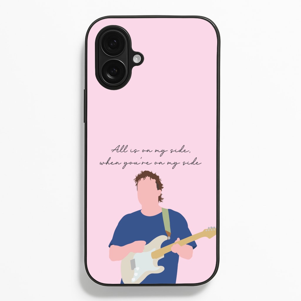 All Is On My Side Pink - Sam Fender Phone Case for iPhone 16 Plus
