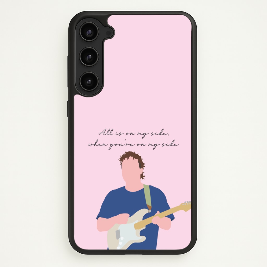 All Is On My Side Pink - Sam Fender Phone Case for Galaxy S23