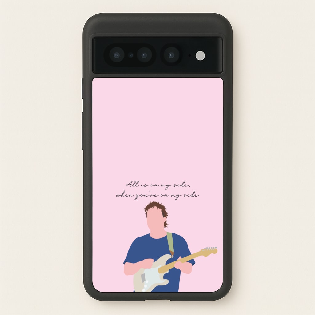 All Is On My Side Pink - Sam Fender Phone Case for Google Pixel 7 Pro