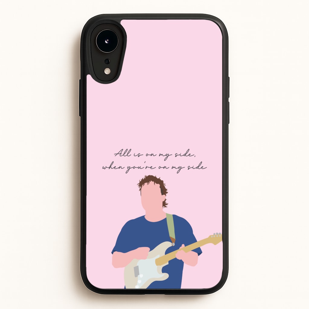All Is On My Side Pink - Sam Fender Phone Case for iPhone XR