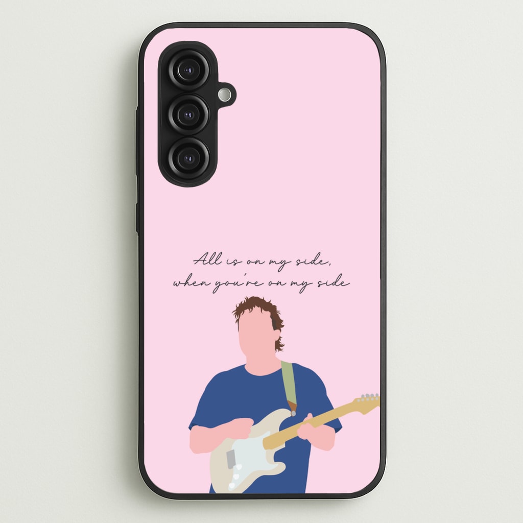 All Is On My Side Pink - Sam Fender Phone Case for Galaxy S23FE