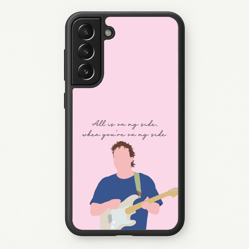 All Is On My Side Pink - Sam Fender Phone Case for Galaxy S21 Plus