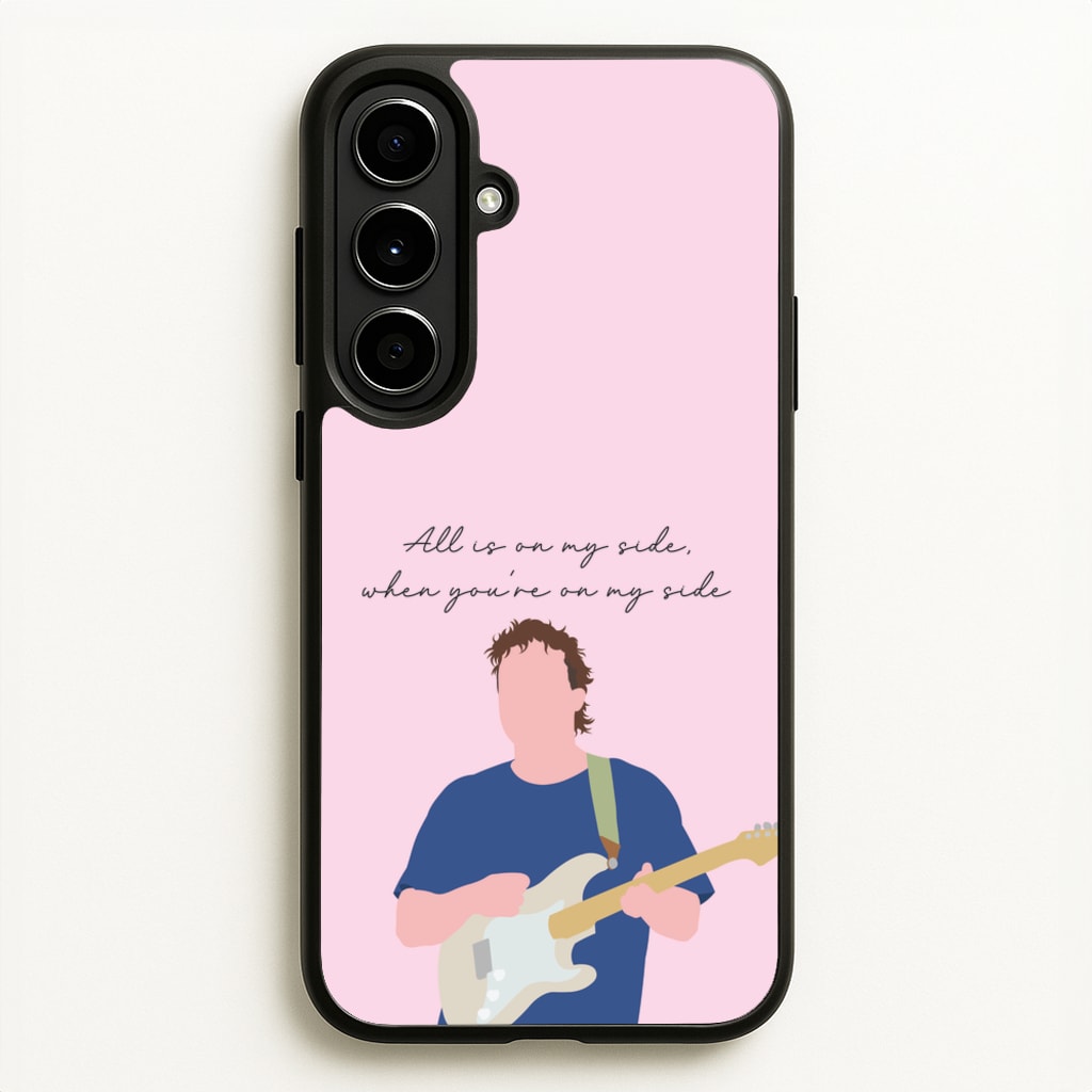 All Is On My Side Pink - Sam Fender Phone Case for Galaxy A56