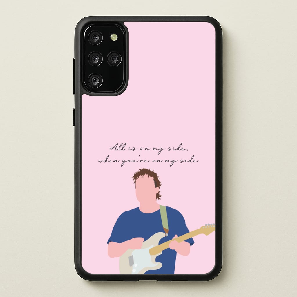 All Is On My Side Pink - Sam Fender Phone Case for Galaxy S20 Plus
