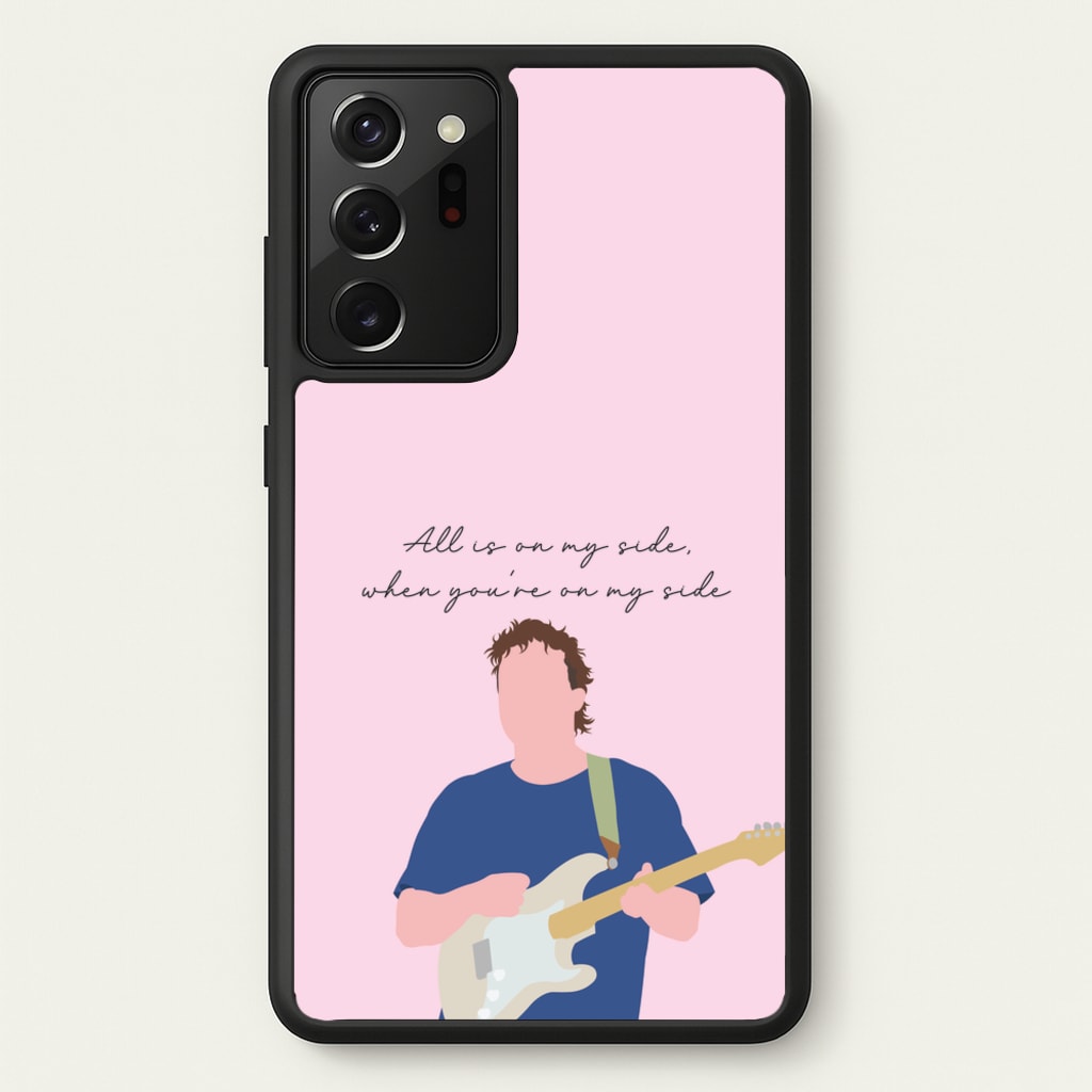 All Is On My Side Pink - Sam Fender Phone Case for Galaxy Note 20 Ultra