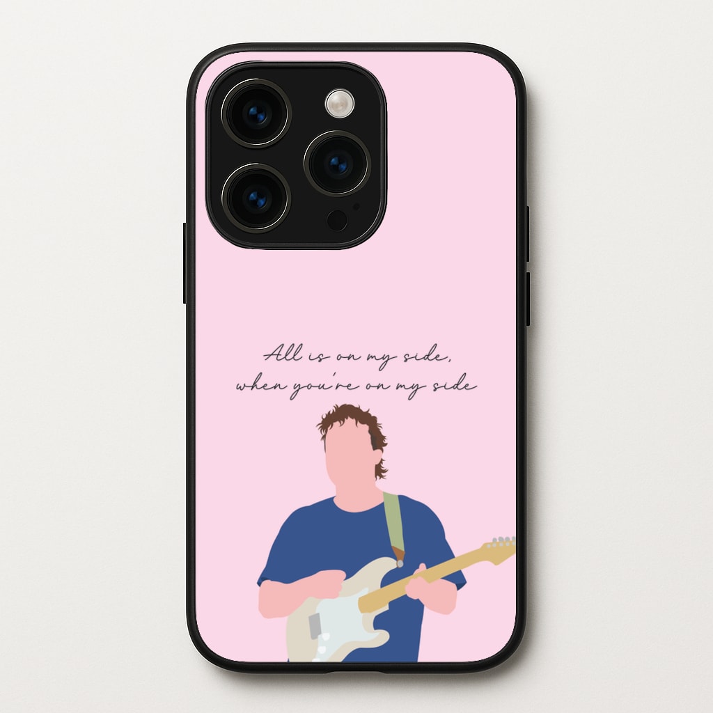 All Is On My Side Pink - Sam Fender Phone Case for iPhone 15 Pro