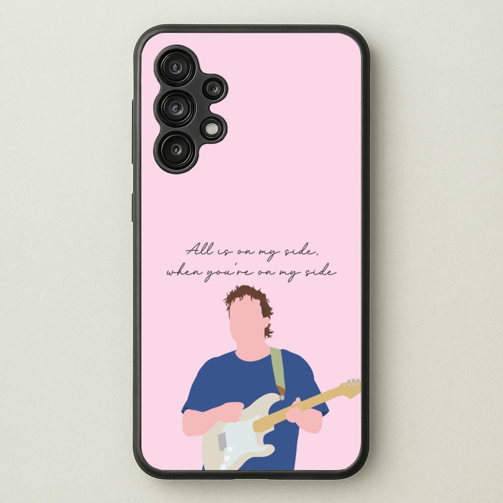 All Is On My Side Pink - Sam Fender Phone Case for Galaxy A13
