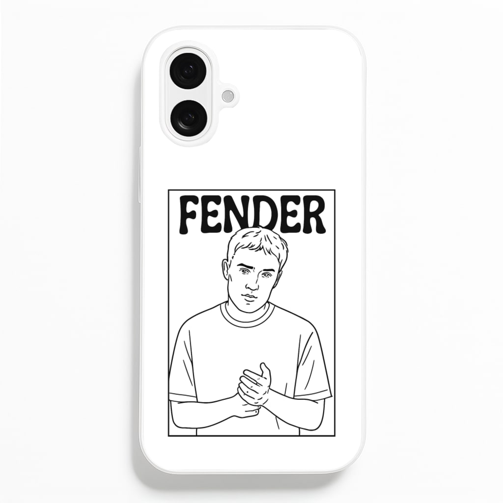 Fender Outline - Sam Fender Phone Case for iPhone 16 Plus
