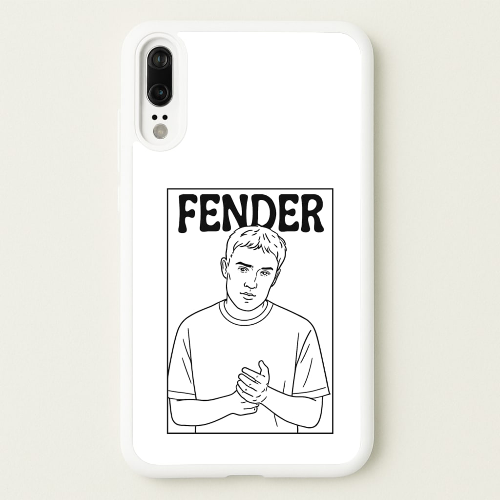 Fender Outline - Sam Fender Phone Case for Huawei P20