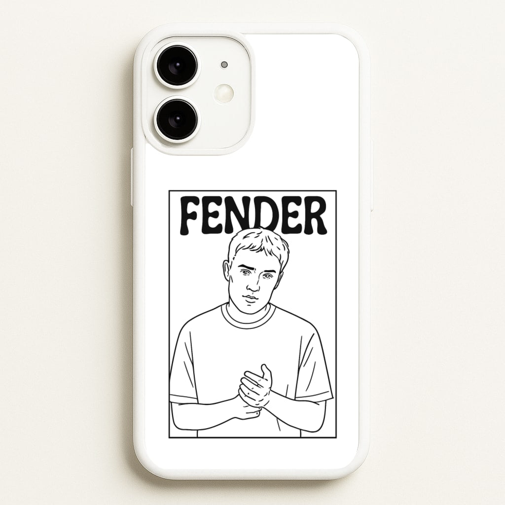 Fender Outline - Sam Fender Phone Case for iPhone 11