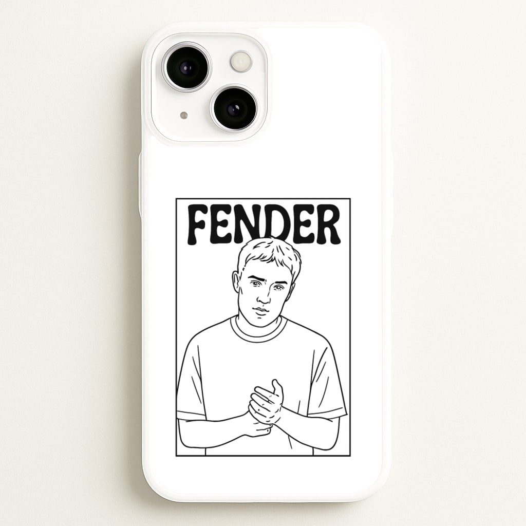 Fender Outline - Sam Fender Phone Case for iPhone 13