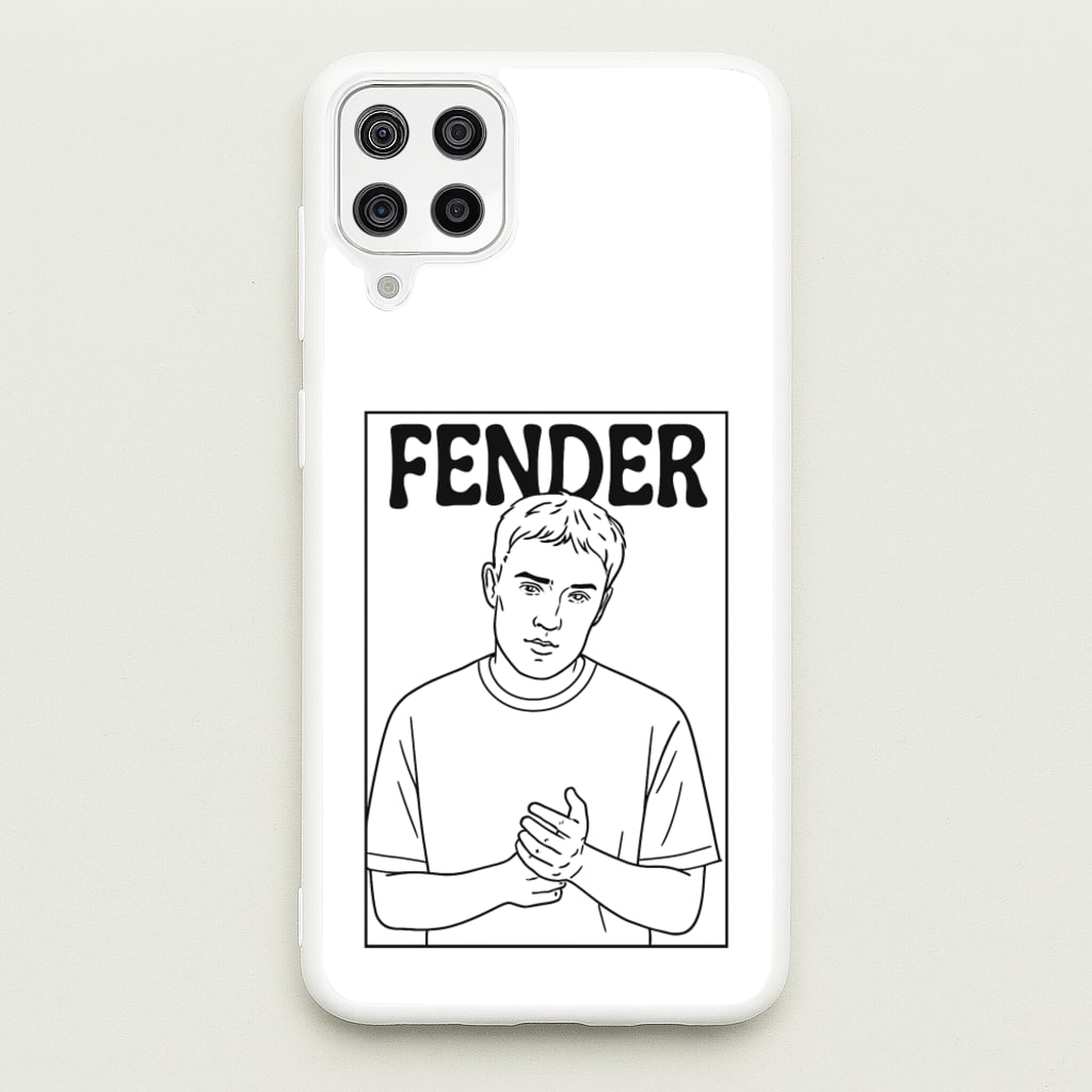 Fender Outline - Sam Fender Phone Case for Galaxy A12