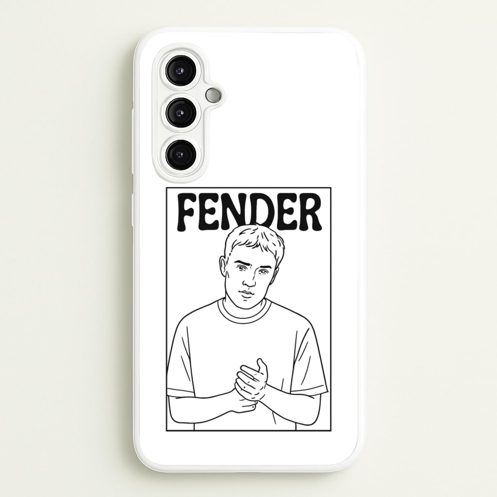 Fender Outline - Sam Fender Phone Case for Galaxy A14