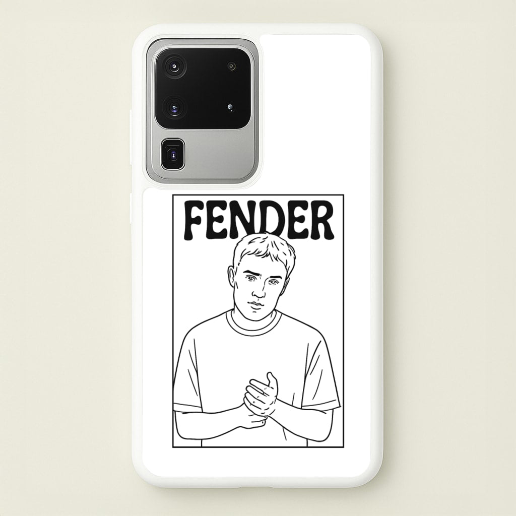 Fender Outline - Sam Fender Phone Case for Galaxy S20 Ultra