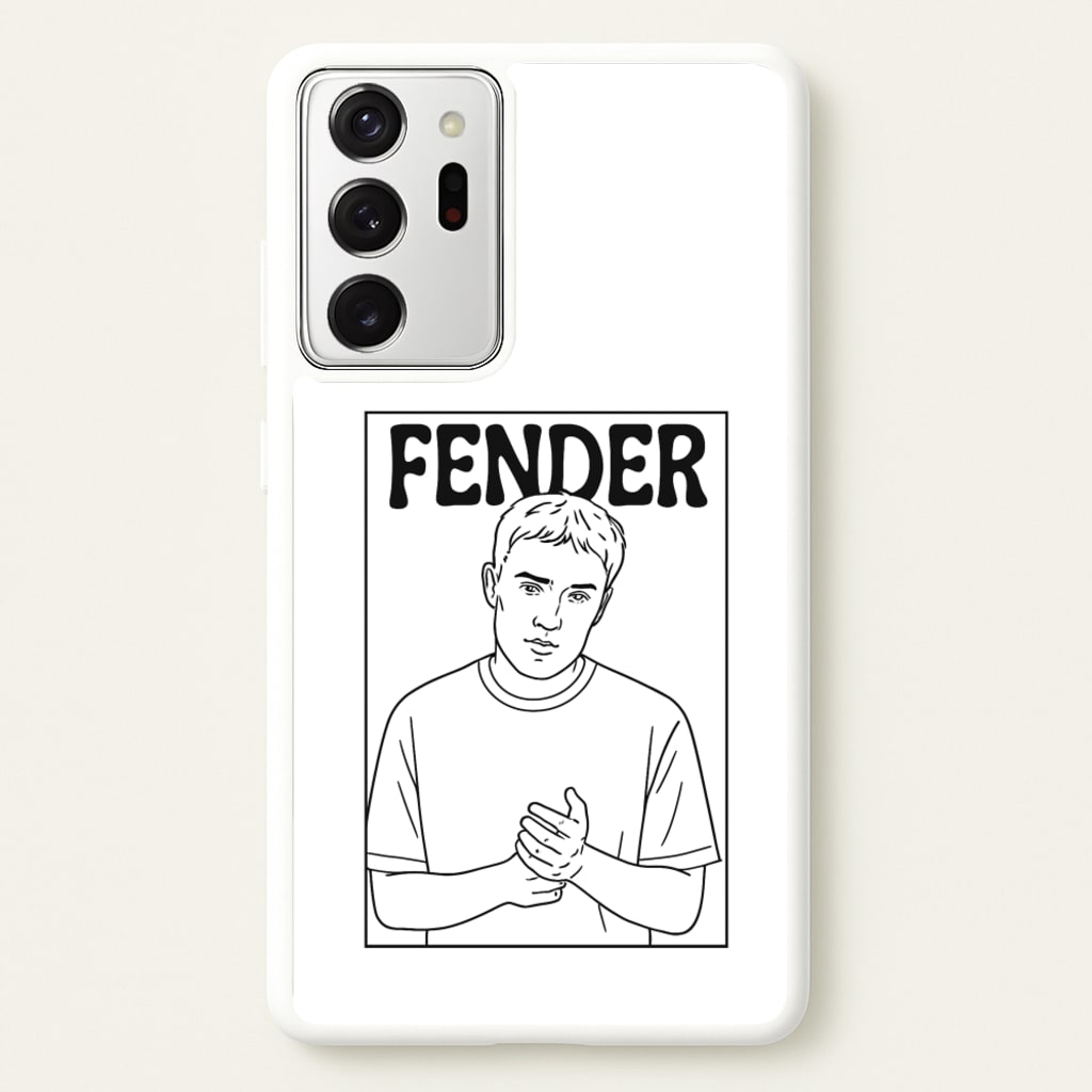 Fender Outline - Sam Fender Phone Case for Galaxy Note 20 Ultra