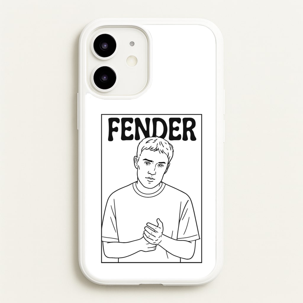 Fender Outline - Sam Fender Phone Case for iPhone 12 / 12 Pro