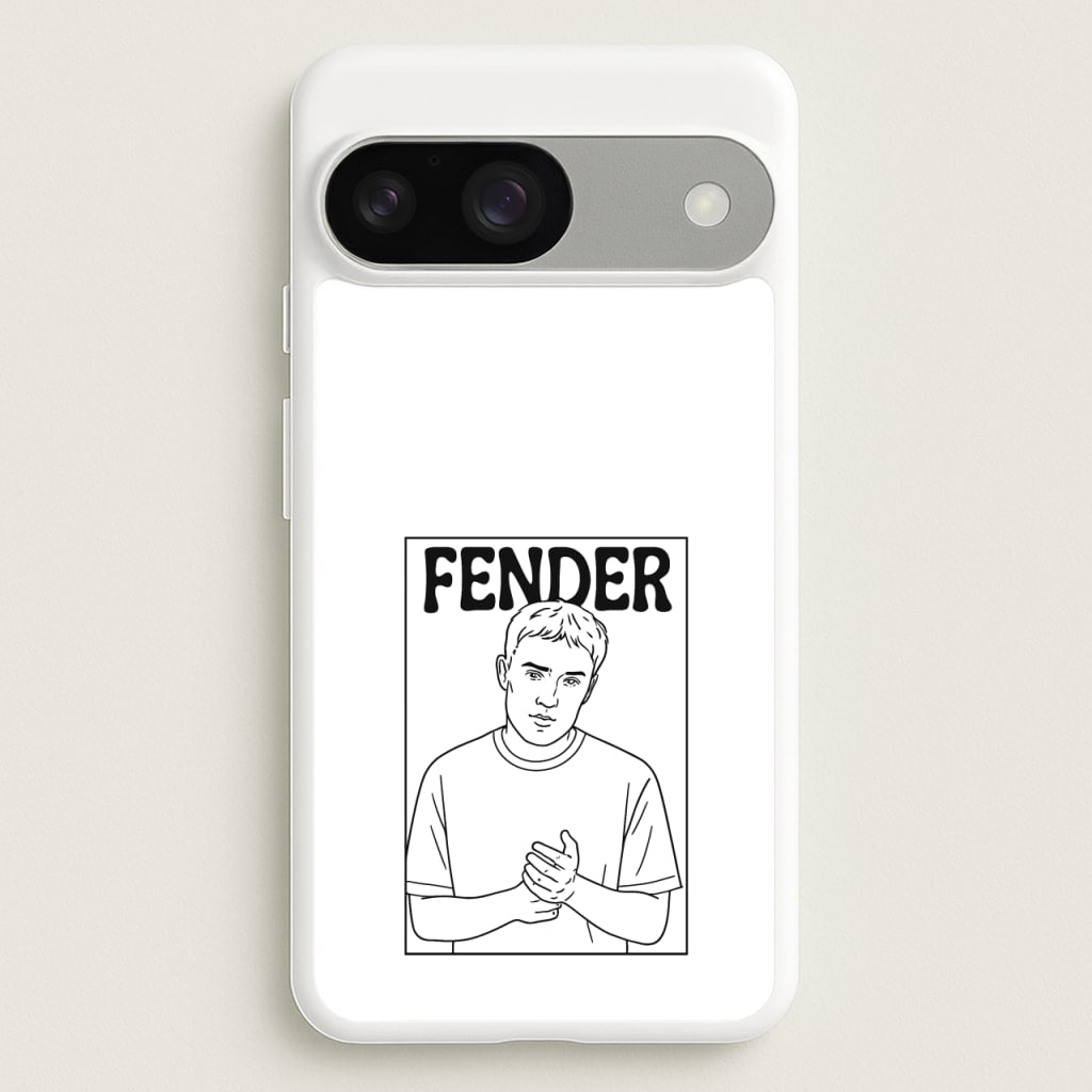 Fender Outline - Sam Fender Phone Case for Google Pixel 9 / 9 Pro