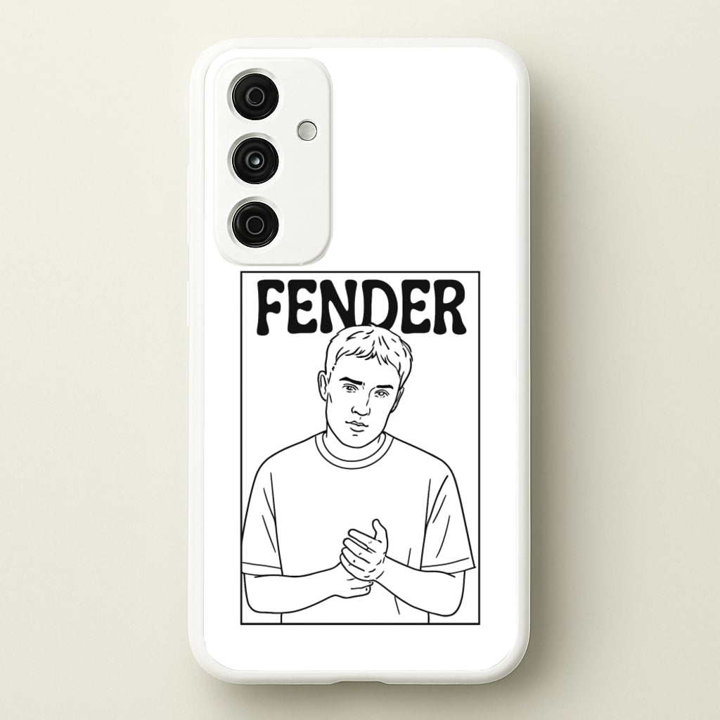 Fender Outline - Sam Fender Phone Case for Galaxy A35