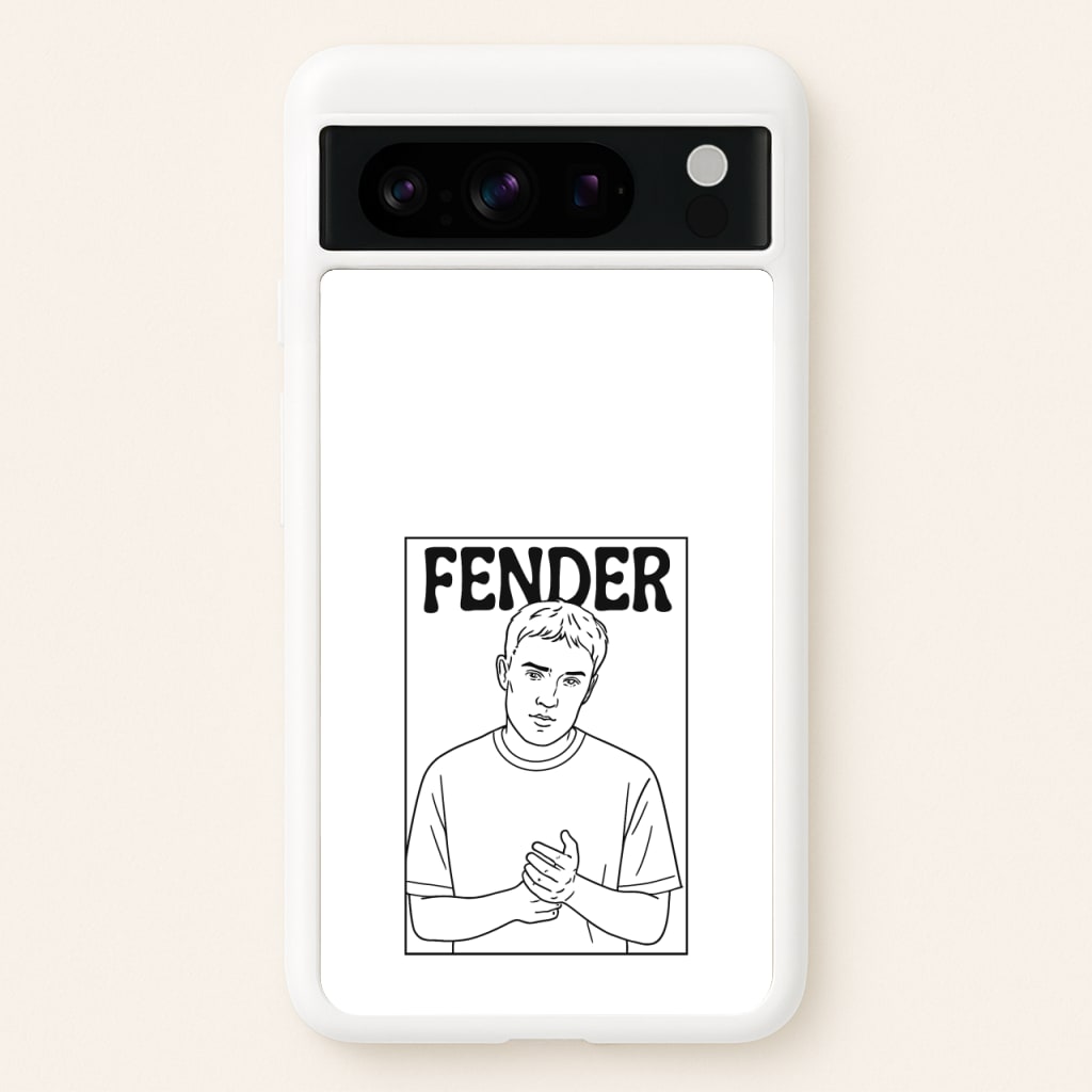 Fender Outline - Sam Fender Phone Case for Google Pixel 8 Pro