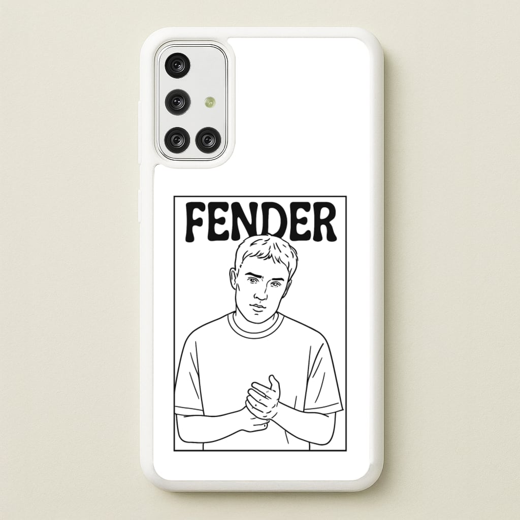 Fender Outline - Sam Fender Phone Case for Galaxy A71