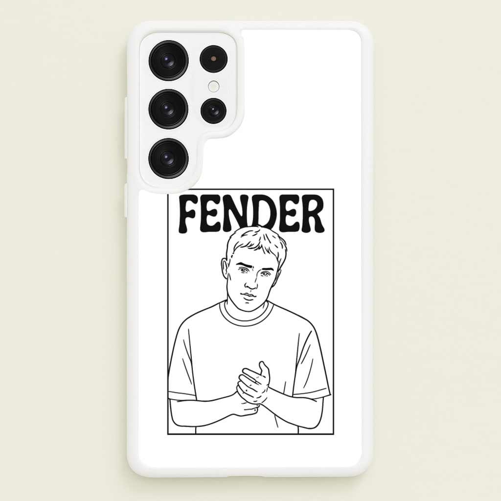 Fender Outline - Sam Fender Phone Case for Galaxy S22 Ultra