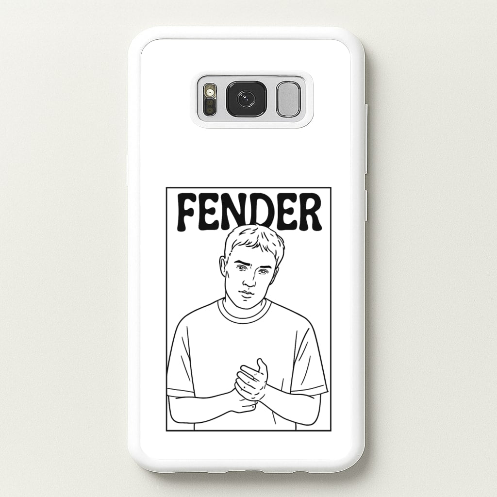 Fender Outline - Sam Fender Phone Case for Galaxy S8 Plus