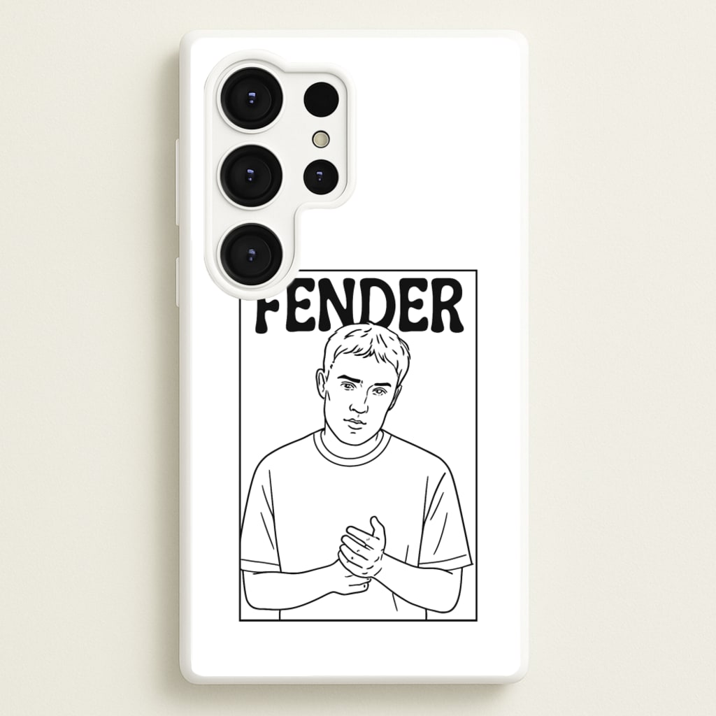 Fender Outline - Sam Fender Phone Case for Galaxy S25 Ultra