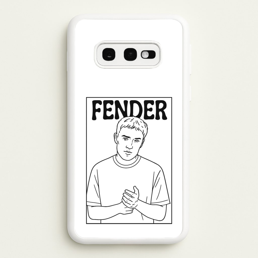 Fender Outline - Sam Fender Phone Case for Galaxy S10e