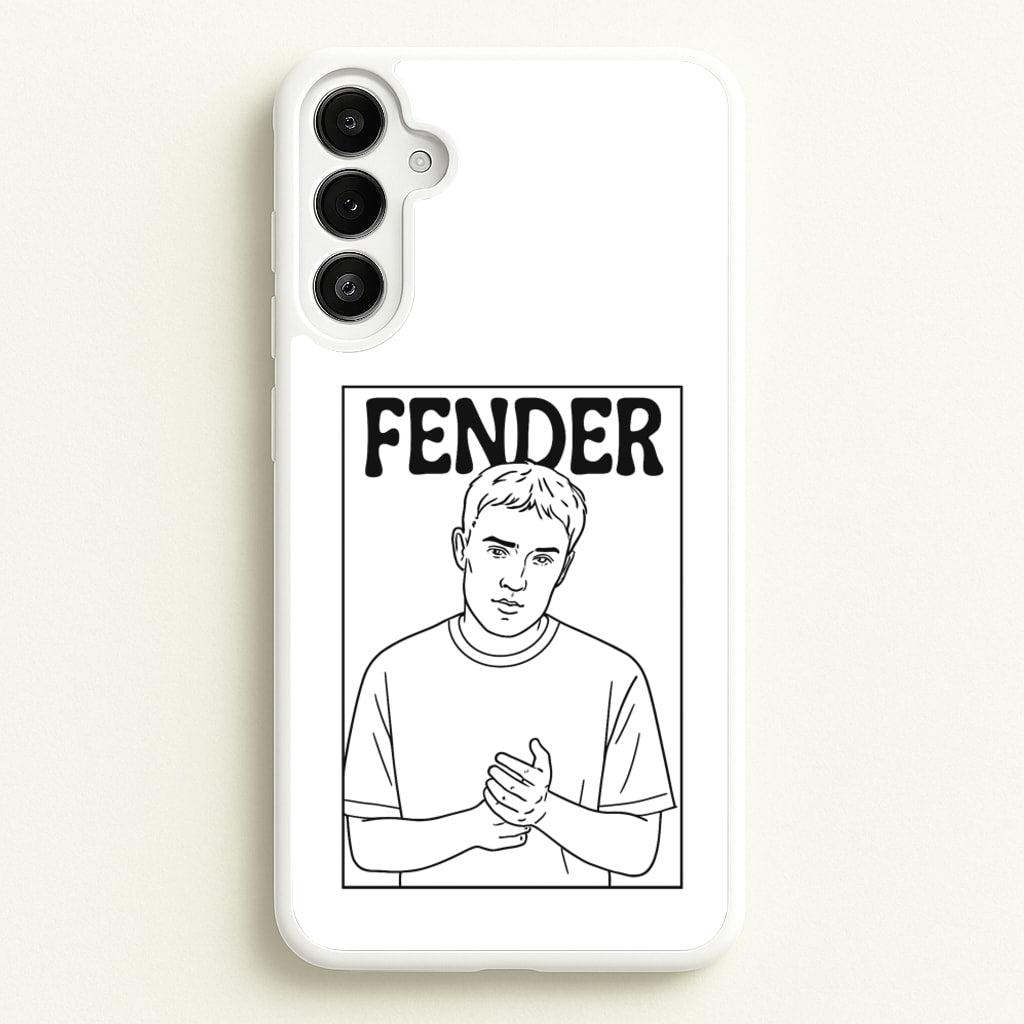 Fender Outline - Sam Fender Phone Case for Galaxy A34