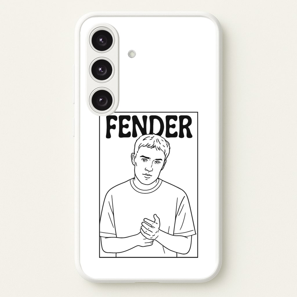 Fender Outline - Sam Fender Phone Case for Galaxy S24