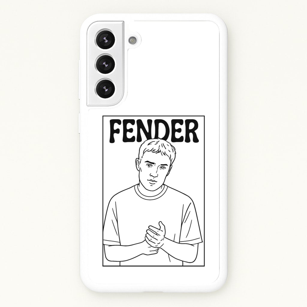 Fender Outline - Sam Fender Phone Case for Galaxy S21FE