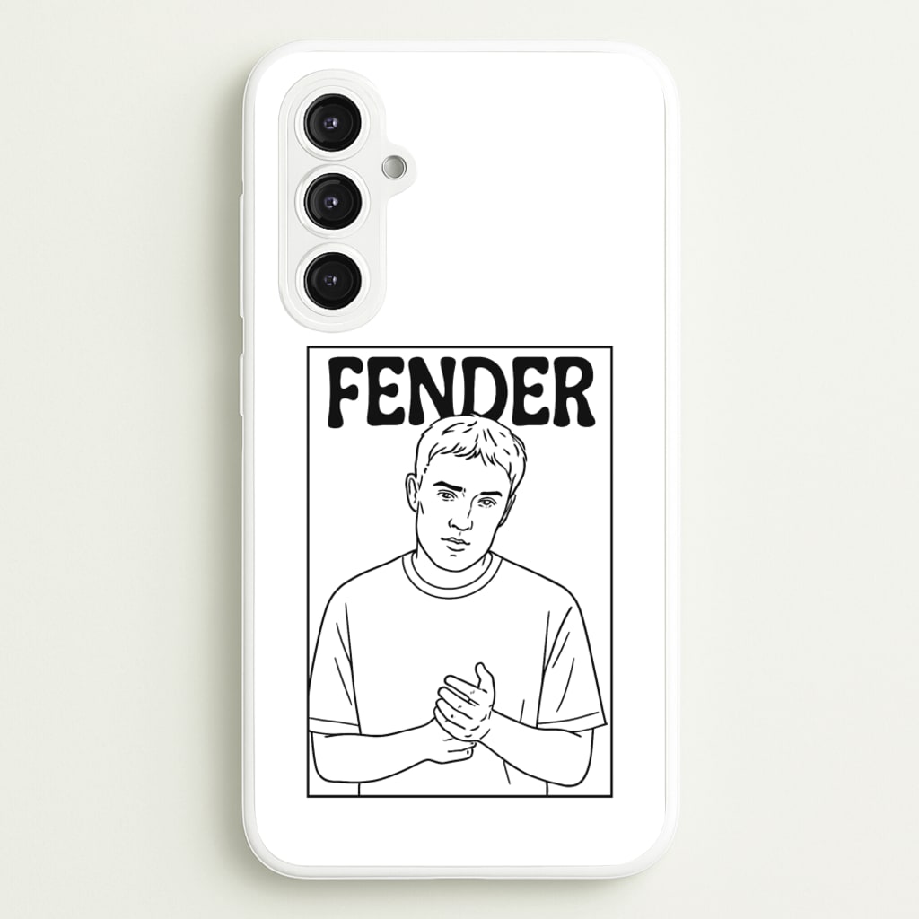 Fender Outline - Sam Fender Phone Case for Galaxy S23FE