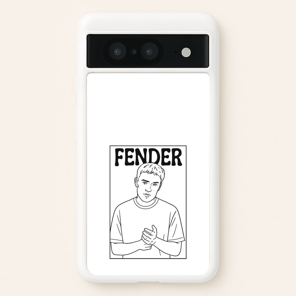 Fender Outline - Sam Fender Phone Case for Google Pixel 8