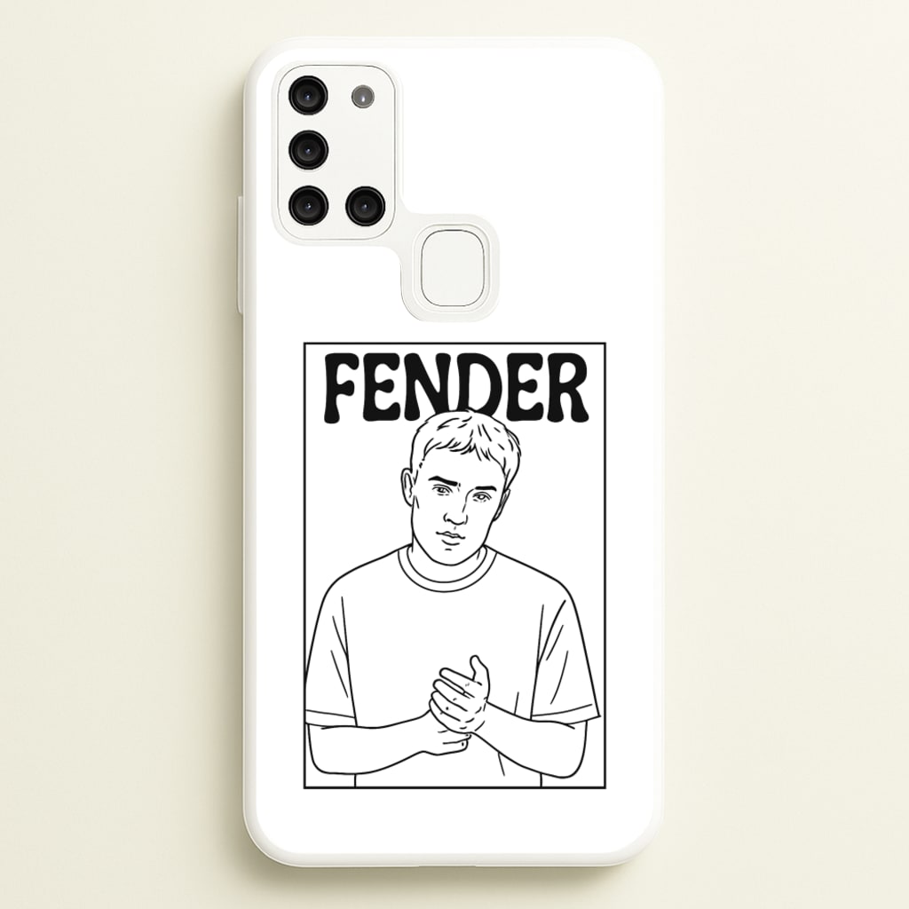 Fender Outline - Sam Fender Phone Case for Galaxy A21s