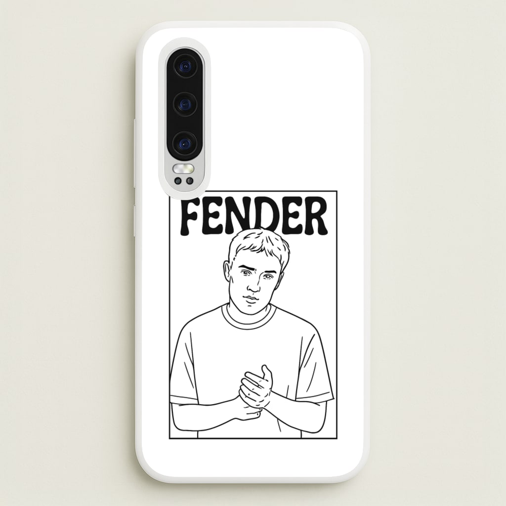 Fender Outline - Sam Fender Phone Case for Huawei P30