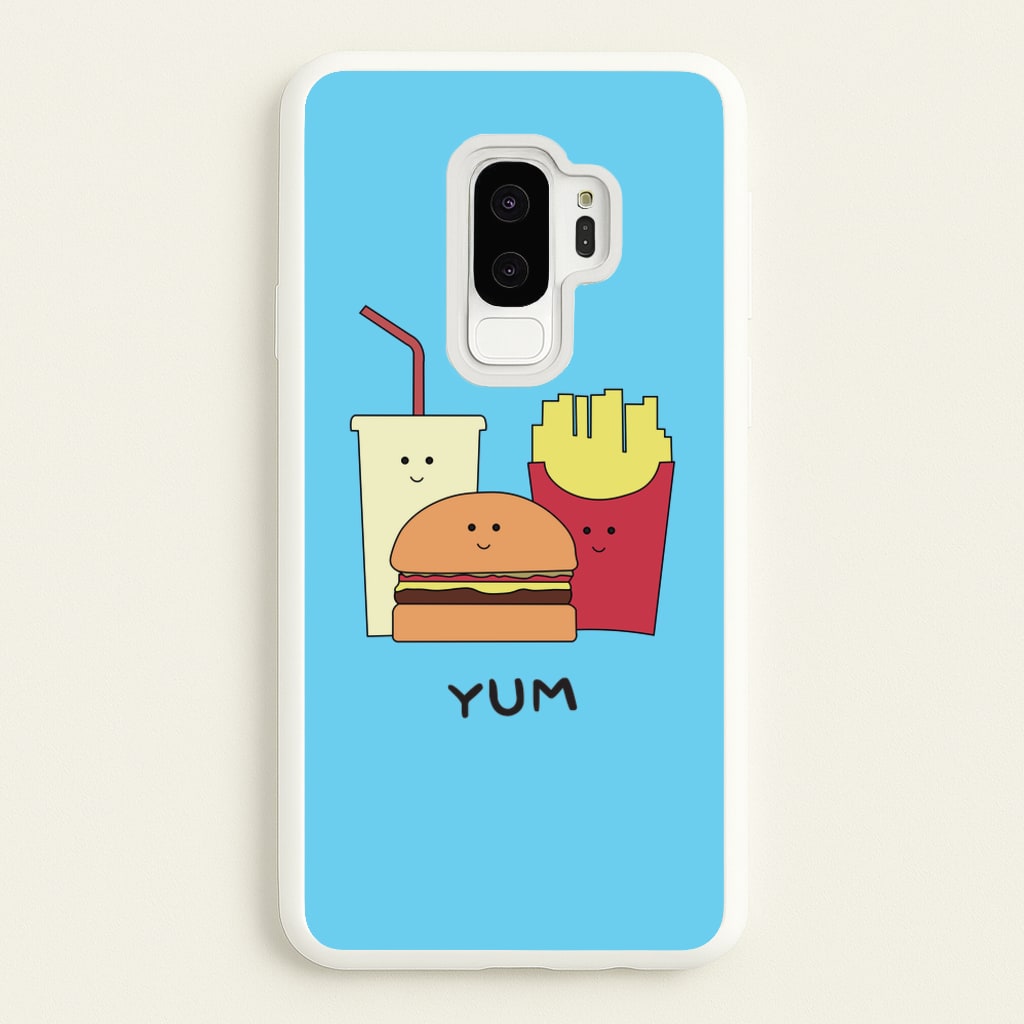 Fast Food Meal - Fast Food Patterns - Fast Food Patterns Phone Case for Galaxy S9 Plus