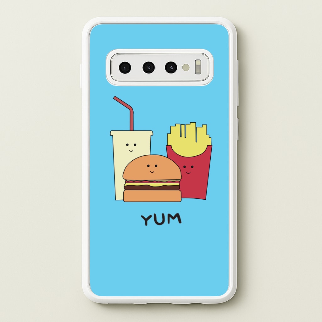 Fast Food Meal - Fast Food Patterns - Fast Food Patterns Phone Case for Galaxy S10 Plus