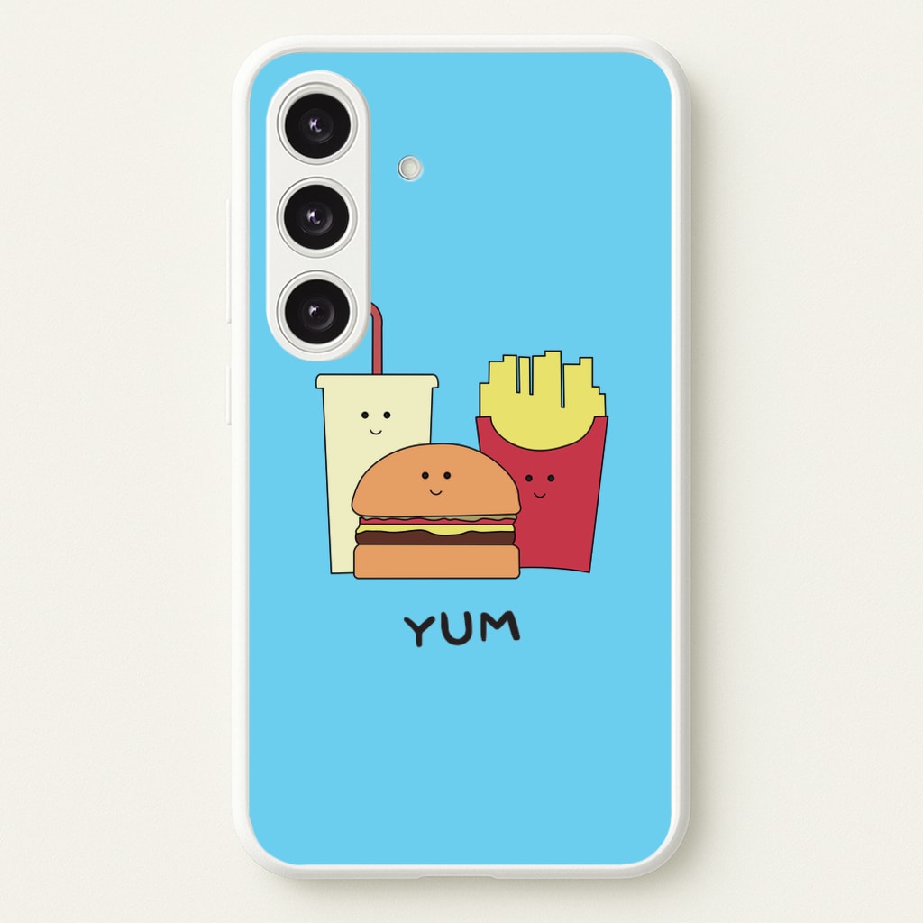 Fast Food Meal - Fast Food Patterns - Fast Food Patterns Phone Case for Galaxy S24FE