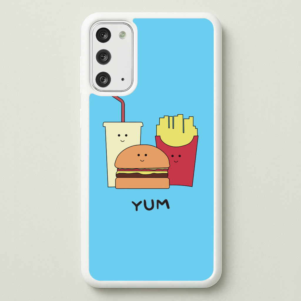 Fast Food Meal - Fast Food Patterns - Fast Food Patterns Phone Case for Galaxy Note 20