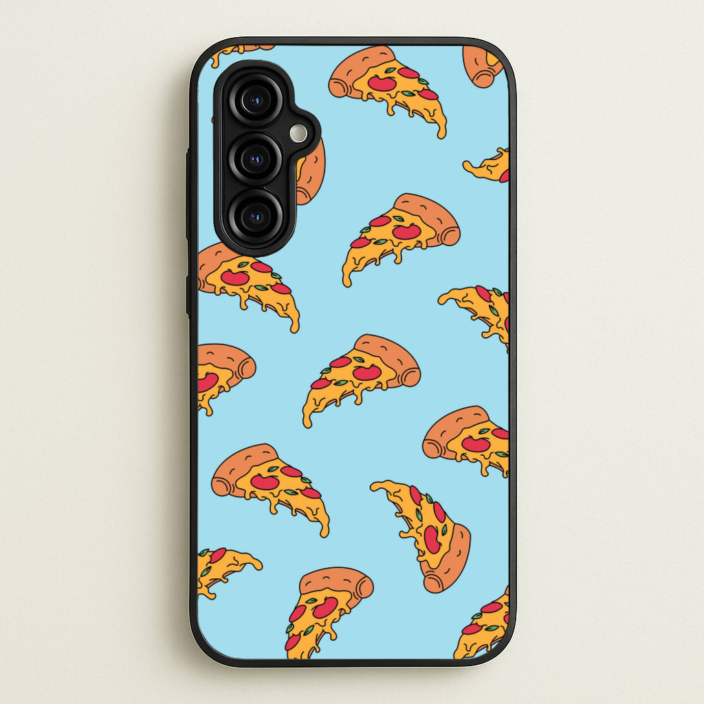Pizza - Fast Food Patterns - Fast Food Patterns Phone Case for Galaxy A54