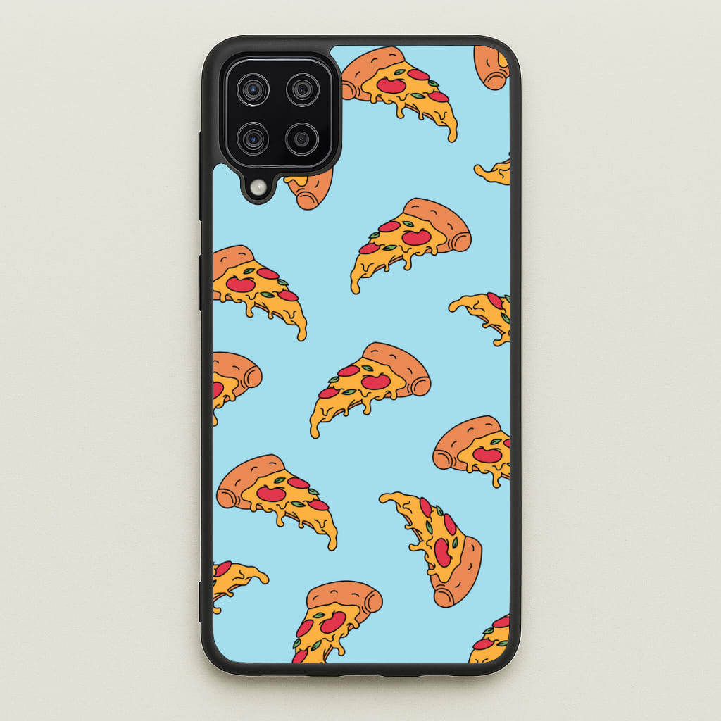 Pizza - Fast Food Patterns - Fast Food Patterns Phone Case for Galaxy A12