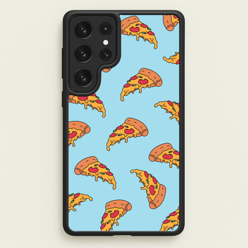 Pizza - Fast Food Patterns - Fast Food Patterns Phone Case for Galaxy S23 Ultra