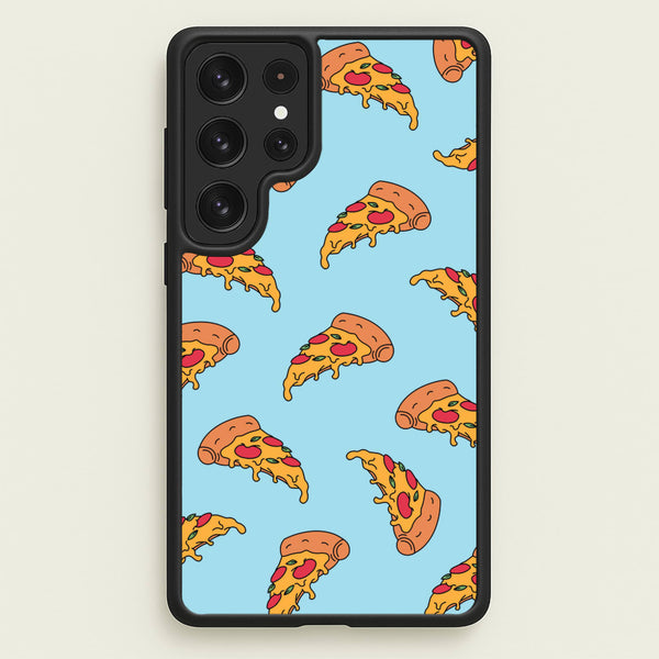 Pizza - Fast Food Patterns - Fast Food Patterns Phone Case for Galaxy S22 Ultra