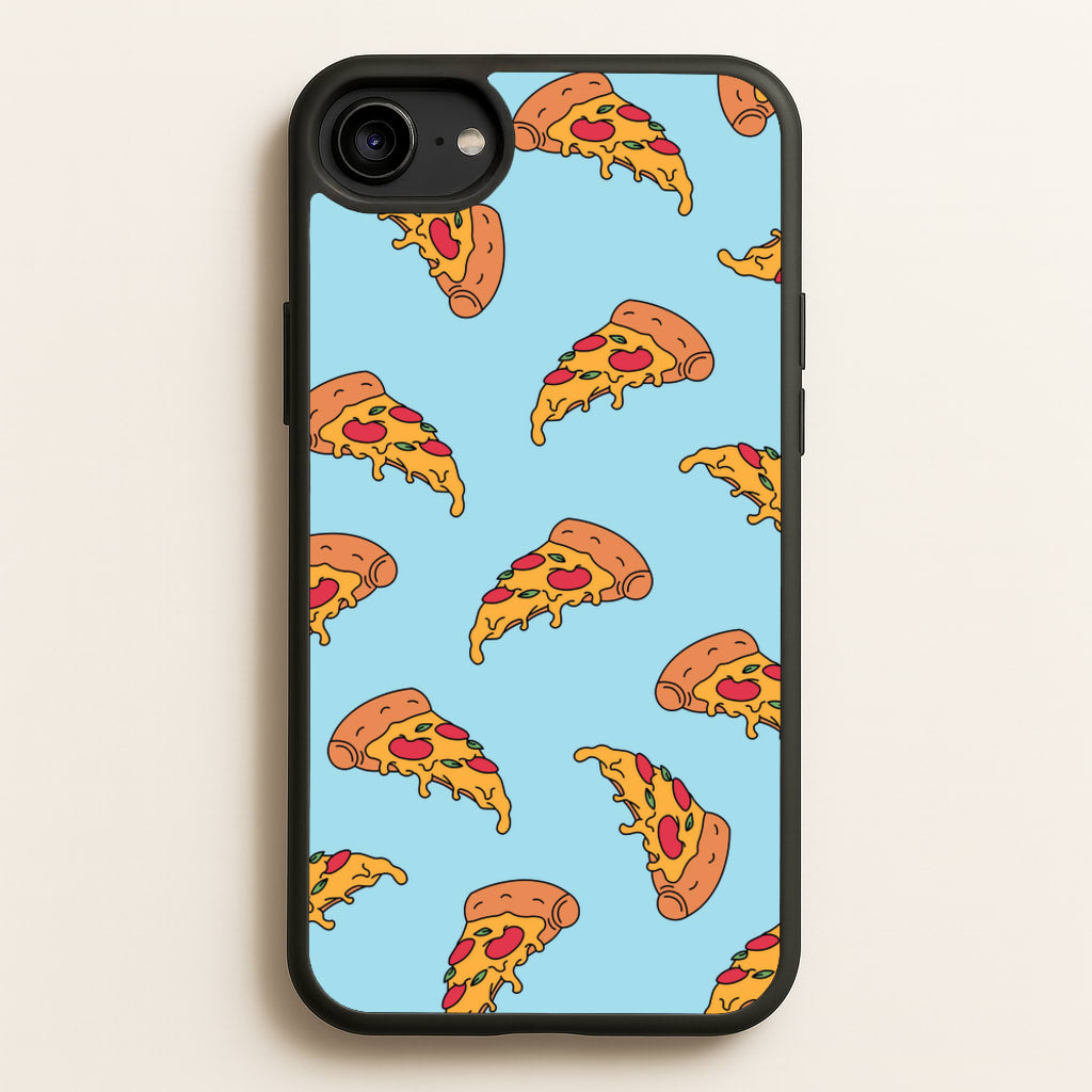 Pizza - Fast Food Patterns - Fast Food Patterns Phone Case for iPhone 6 / 7 / 8 / SE
