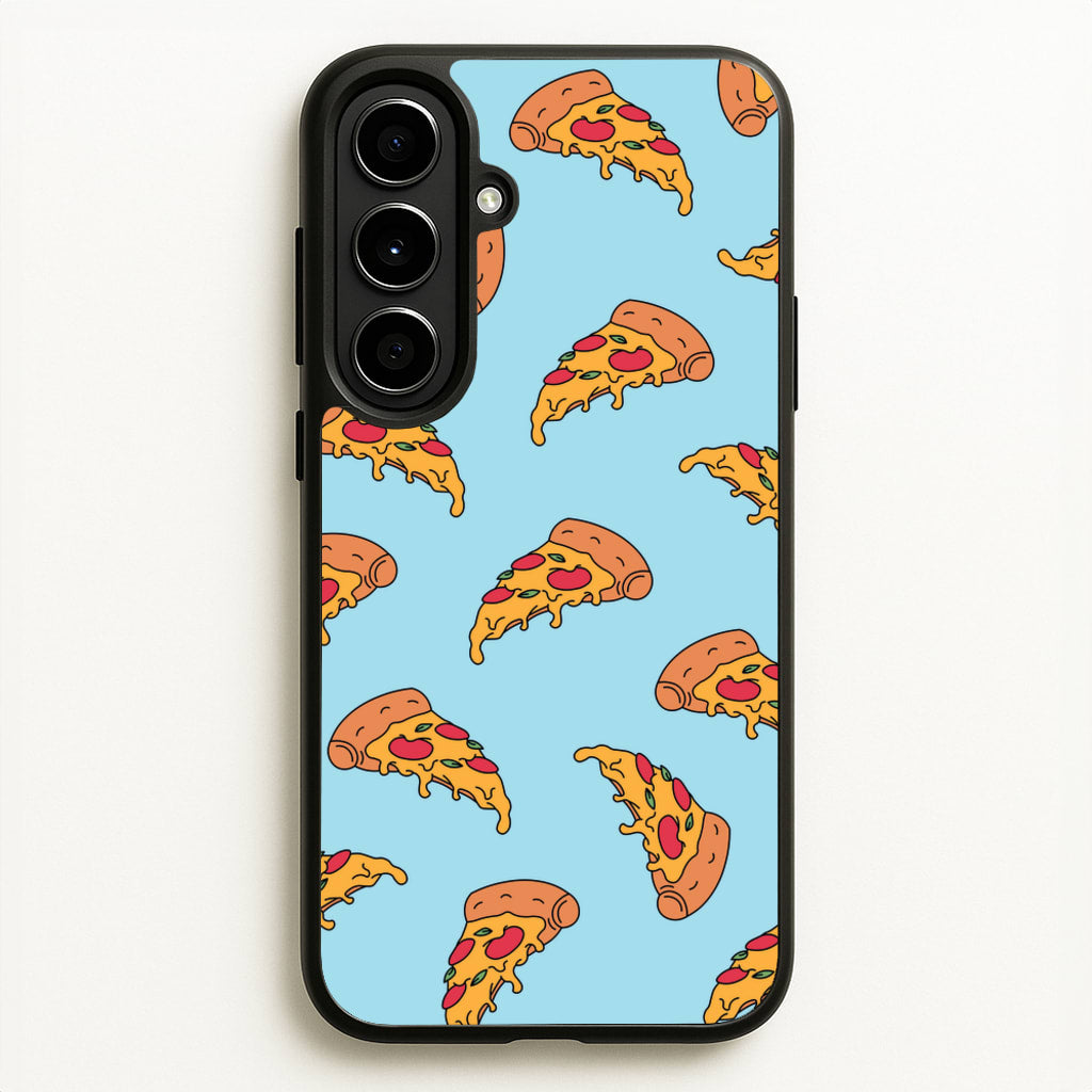 Pizza - Fast Food Patterns - Fast Food Patterns Phone Case for Galaxy A56