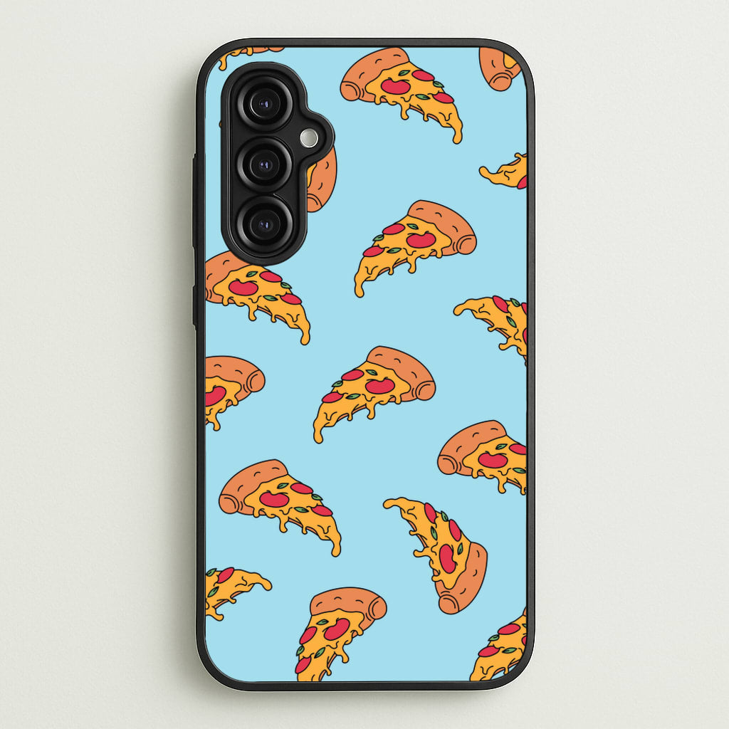 Pizza - Fast Food Patterns - Fast Food Patterns Phone Case for Galaxy A14